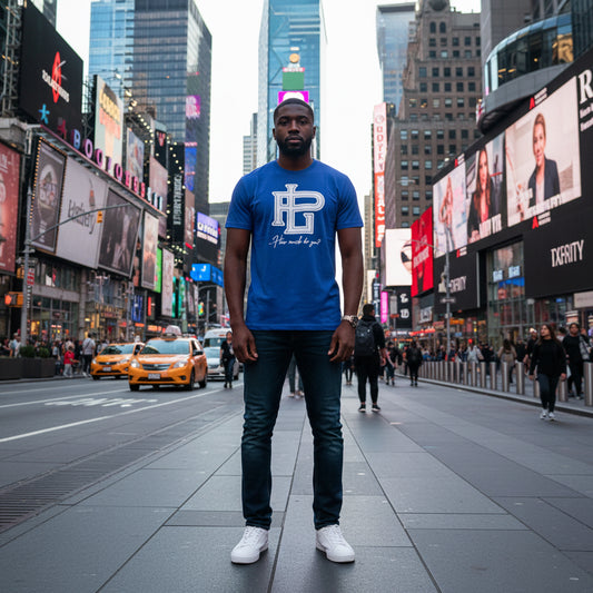Blue  LP short sleeve shirt